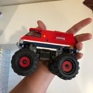 lego spider man truck